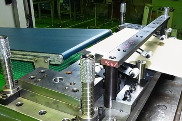 Robot line at stamping process