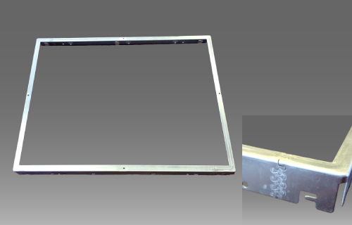 Narrow bezel monitor frame