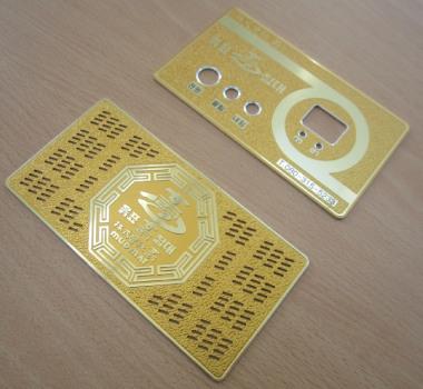 Thermometer panel